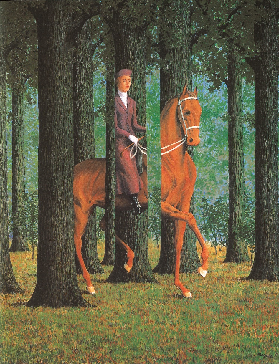 <p>馬格利特／空白的簽名／&nbsp;1965&nbsp;年／油彩&nbsp;畫布&nbsp;81&times;65&nbsp;公分／華盛頓&nbsp;國家藝廊藏&nbsp;</p>
