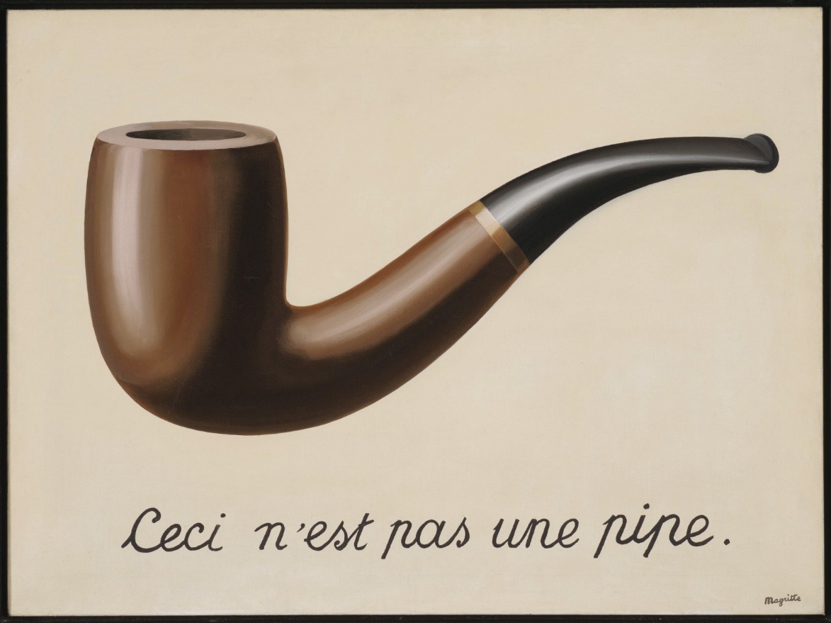 <p>馬格利特／這不是一根煙斗／&nbsp;1926&nbsp;年／油彩&nbsp;畫布／63.5&times;93.98&nbsp;公分&nbsp;美國&nbsp;洛杉磯郡立美術館藏</p>
