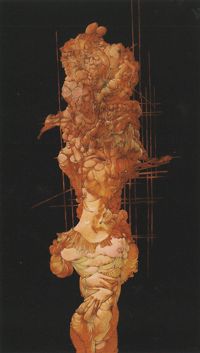 <p>貝爾瑪（Hans&nbsp;Bellmer,&nbsp;1902-1975）／一千個女郎&nbsp;1939&nbsp;年／油彩&nbsp;畫板／&nbsp;48.5&times;30&nbsp;公分／私人收藏&nbsp;</p>
